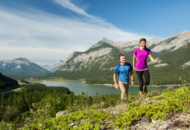 Wandern in den kanadischen Rocky Mountains