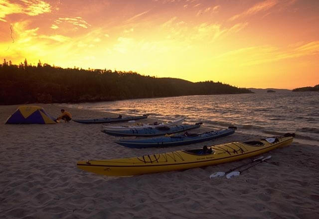 Kayak in Ontario in Ostkanada