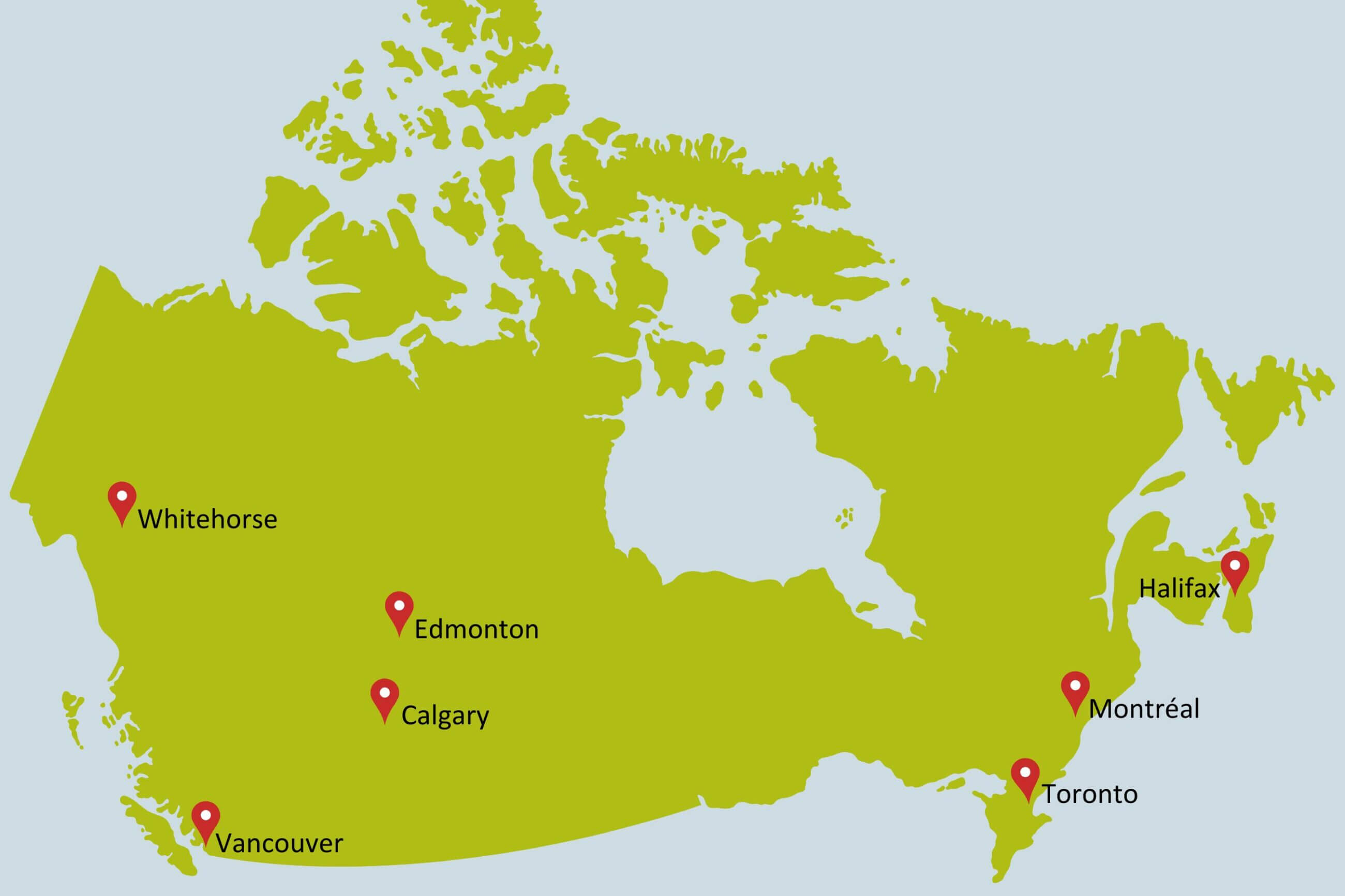 Vermietstationen von CanaDream