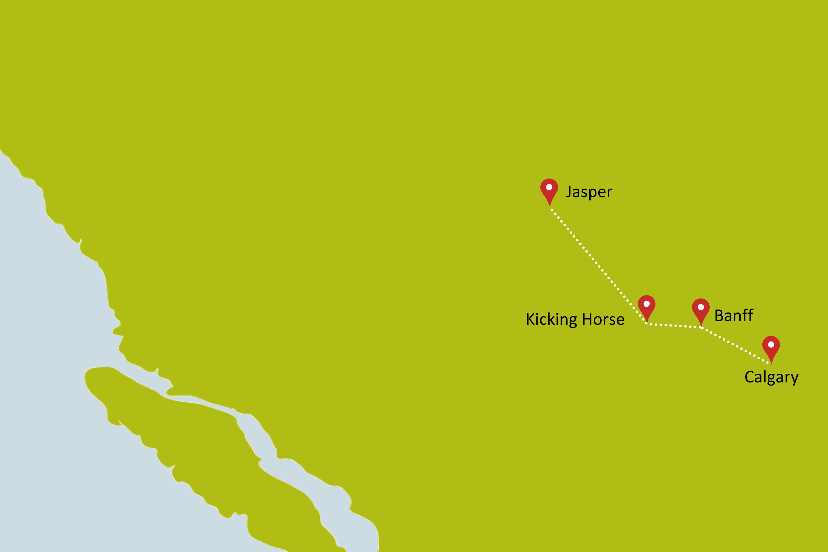 Skisafarie mit Banff - Kicking Horse und Jasper