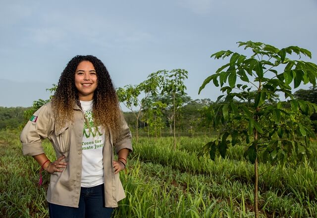 Mädchen Plant for The Planet